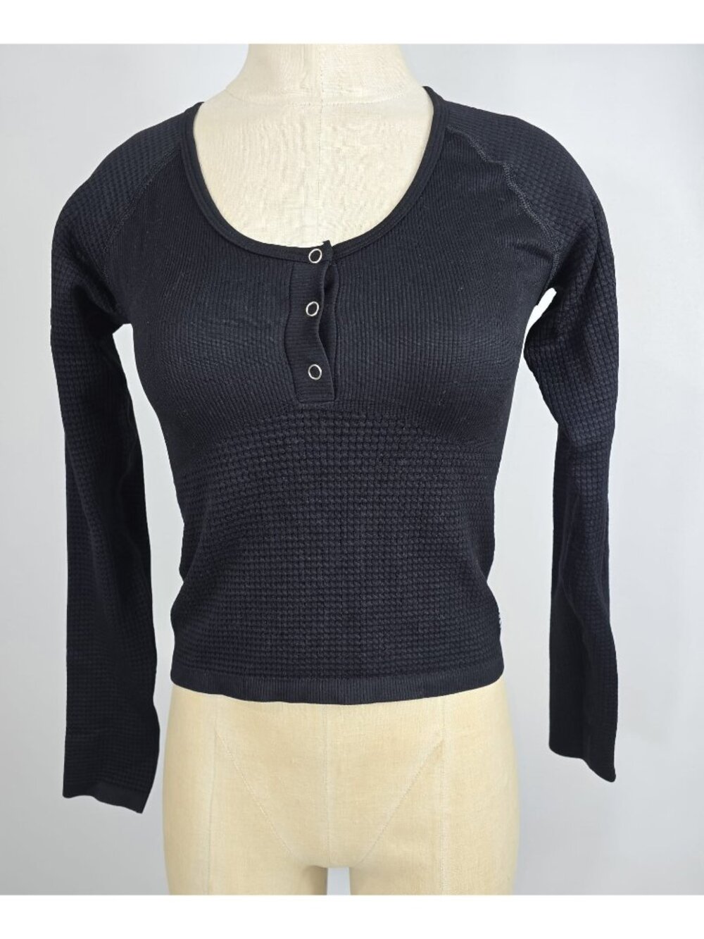 Free people bail out long sleeve in black women's size M